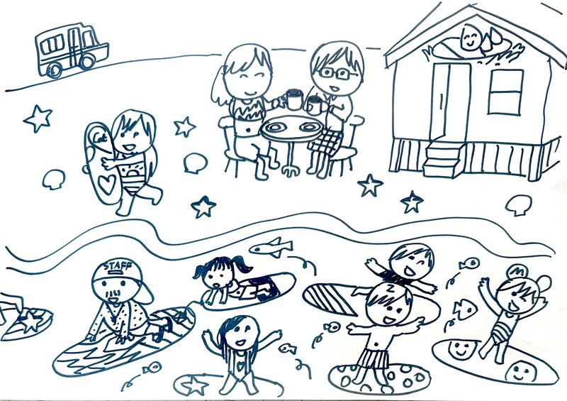 儿童绘画线稿原图