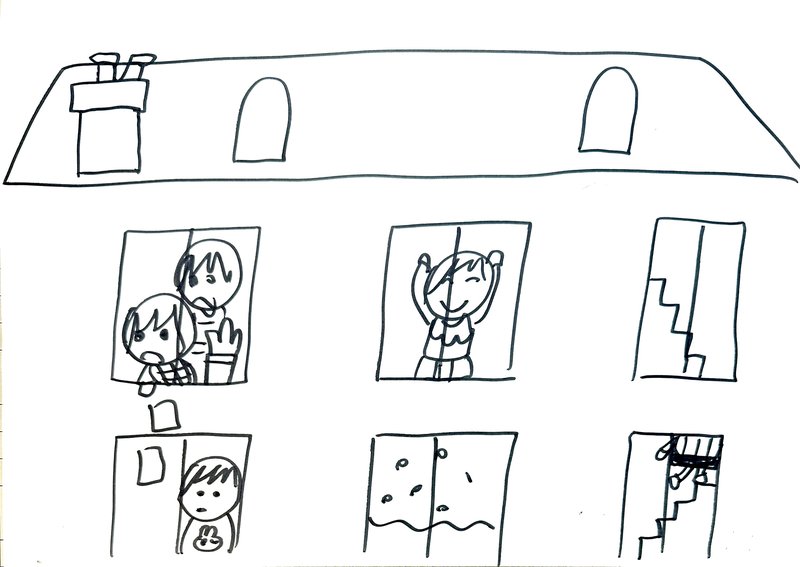 儿童涂鸦线稿原图